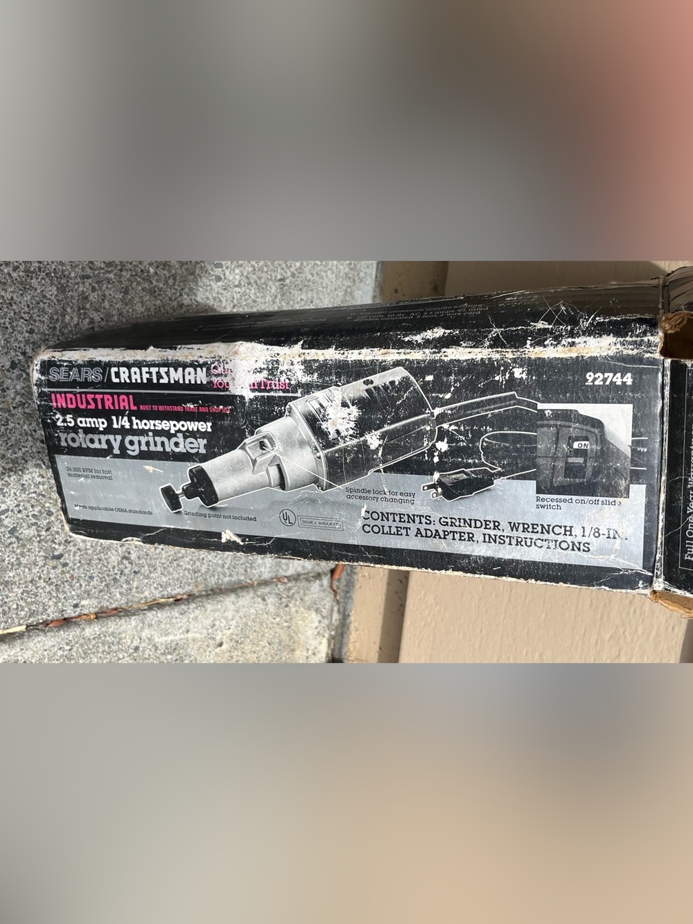 Craftsman Industrial Rotary Grinder - Black